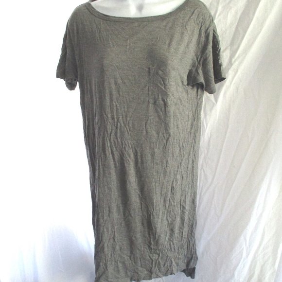 ALEXANDER WANG Tee T-Shirt Dress One Piece S GREY GRAY - Picture 1 of 4